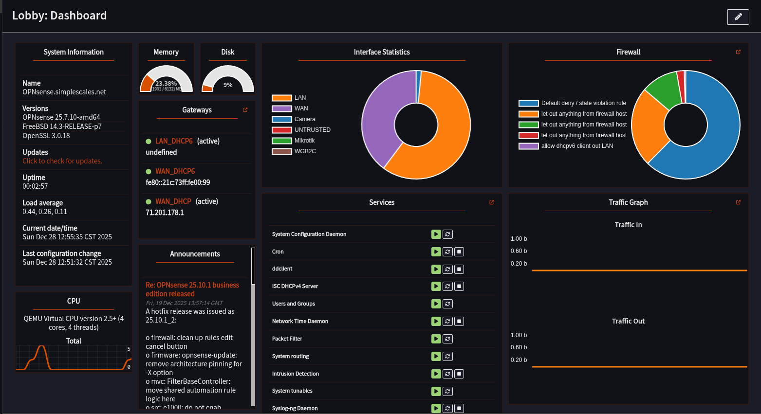 Not everything needs to be handled by a cloud provider. Here's what I use on my personal wifi network.